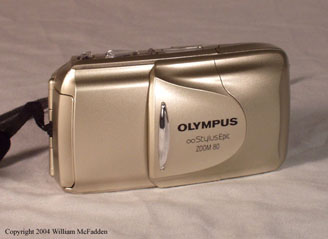 Olympus Stylus Epic Zoom 80, closed