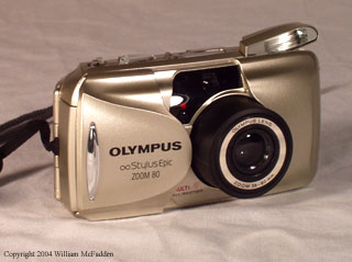 Olympus Stylus Epic Zoom 80, open