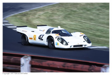 Don Marsh's Porsche 917-021 at Mid-Ohio Sportscar Course, 1986.