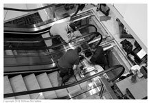 Ohio University Baker Center Escalator, Dec 23, 2014