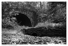 B&O Underpass Tunnel on Nilen Road, Port Marion, PA on October 15, 2016