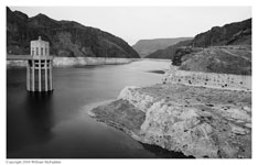 Lake Meade behind Hoover Dam