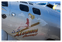 B-17G Flying Fortress 'Aluminum Overcast' at the Lunken Airport in Cincinnati, Ohio on September 4, 2016