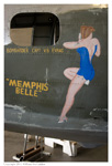 B-17F 'Memphis Belle' undergoing restoration at the National Museum of the Air Force on July 15, 2011