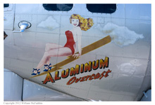 B-17G Flying Fortress 'Aluminum Overcast' at the Lunken Airport in Cincinnati, Ohio on September 9, 2012