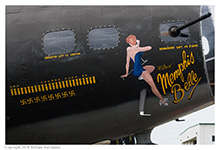 B-17G 'Movie Memphis Belle' at Grimes Field, Urbana, Ohio on May 20, 2018