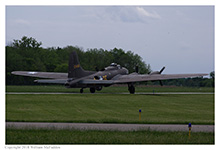 B-17G Flying Fortress 'Movie Memphis Belle' at Grimes Field, Urbana, Ohio, on May 20, 2018