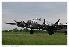 B-17G Flying Fortress 'Yankee Lady' at Grimes Field, Urbana, Ohio, on May 20, 2018