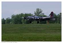 B-17G Flying Fortress 'Yankee Lady' at Grimes Field, Urbana, Ohio, on May 20, 2018