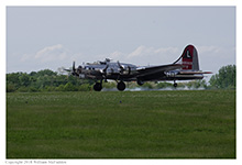 B-17G Flying Fortress 'Yankee Lady' at Grimes Field, Urbana, Ohio, on May 20, 2018