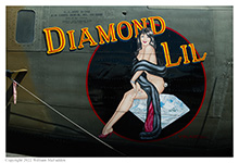 B-24 Liberator 'Diamond Lil' at Mansfield Lahm on August 27, 2022