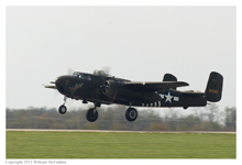 B-25J Mitchell 'Barbie III' at Grimes Field, Urbana, Ohio, on April 15, 2012