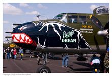 B-25J Mitchell 'Betty's Dream' at the National Museum of the Air Force on April 17, 2010