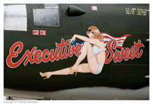 B-25J Mitchell 'Executive Sweet / My Buck' at the 2012 Gathering of B25s at Grimes Field, Urbana, Ohio on April 14, 2012