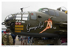 B-25J Mitchell 'Georgie's Gal' at Columbus Airshow on June 16, 2023