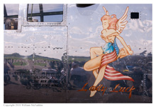 B-25J Mitchell (S/N 45-8884) 'Lady Luck' at the National Museum of the Air Force on April 17, 2010