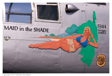 B-25J Mitchell 'Maid in the Shade' at the National Museum of the Air Force on April 17, 2010