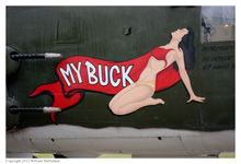 B-25J Mitchell 'Executive Sweet / My Buck' at the 2012 Gathering of B25s at Grimes Field, Urbana, Ohio on April 14, 2012