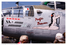B-25J Mitchell 'Pacific Princess' at the National Museum of the Air Force on April 17, 2010