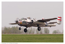 B-25J Mitchell 'Panchito' at Grimes Field, Urbana, Ohio, on April 16, 2010