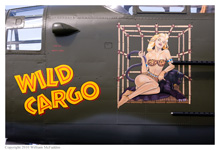 B-25J Mitchell 'Wild Cargo' at the National Museum of the Air Force on April 17, 2010