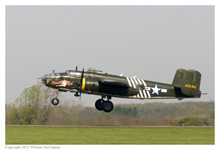 B-25J Mitchell 'Executive Sweet / My Buck' at Grimes Field, Urbana, Ohio, on April 15, 2012