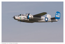 B-25J Mitchell 'Maid in the Shade' at Grimes Field, Urbana, Ohio, on April 15, 2012