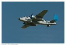 B-25J Mitchell 'Old Glory' at Grimes Field, Urbana, Ohio, on April 15, 2012