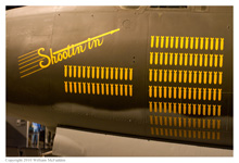 B-26G Marauder 'Shootin In' on static display at the National Museum of the Air Force on November 28, 2010