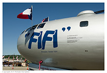 B-29 Superfortress 'Fifi' at Lunken Field, Ohio on July 12, 2019