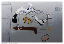 EC-135E ARIA 'The Bird of Prey' on static display at the National Museum of the Air Force on July 16, 2011