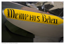 F-105D Thunderchief 'Memphis Belle II' on static display at the National Museum of the Air Force on November 23, 2012