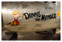 F-86D Sabre 'Dennis the Menace' on static display at the National Museum of the Air Force on May 22, 2011