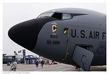 Ohio ANG KC-135R #63-8013 at Columbus Airshow on June 16, 2023