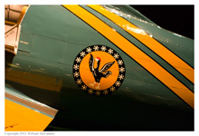 P-26A Peashooter on static display at the National Museum of the Air Force on November 23, 2012