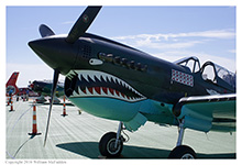 P-40 Warhawk at the Vectren Dayton Airshow on June 19, 2016