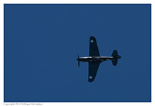 P-40 Warhawk at Vectren Dayton Airshow on June 19, 2016