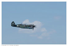 P-40 Warhawk at Vectren Dayton Airshow on June 19, 2016