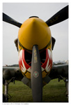 P-40K Warhawk 'Aleutian Tiger' at the 2012 Gathering of B25s at Grimes Field, Urbana, Ohio on April 15, 2012