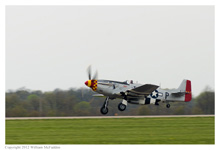 P-51D Mustang 'Gentleman Jim' at Grimes Field, Urbana, Ohio, on April 15, 2012
