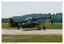 P-51D Mustang 'Gunfighter' at Lunken Field, Ohio on July 12, 2019