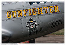 P-51D Mustang 'Gunfighter' at Lunken Field, Ohio on July 12, 2019