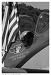 Helmet on P-51 Mustang 