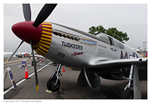 P-51C Mustang 'Tuskegees Airmen' at Columbus Airshow on June 16, 2023