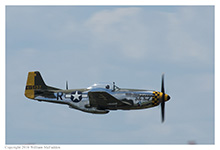 P-51D Mustang 'Baby Duck' at Vectren Dayton Airshow on June 19, 2016
