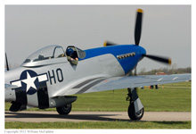 P-51D Mustang 'Petie 2nd' at Grimes Field, Urbana, Ohio, on April 15, 2012