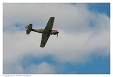 Red Thunder Yak-52 at Vinton County Airport on September 20, 2015