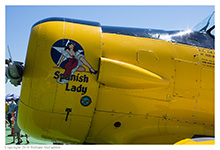 T-6G Texan 'Spanish Lady' at Vectren Dayton Airshow on June 19, 2016