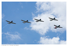 Replica Japanese aircraft at Vectren Dayton Airshow on June 19, 2016; replicas were made for the 1970 film 'Tora, Tora Tora'