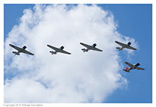Replica Japanese aircraft at Vectren Dayton Airshow on June 19, 2016; replicas were made for the 1970 film 'Tora, Tora Tora'